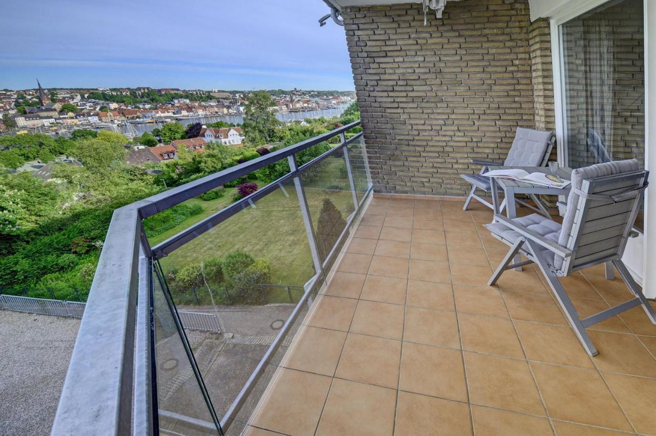 Fewo1846 - Bellevue - Sonnige 2-Zimmer-Wohnung Mit Balkon Und Hafenblick Flensburg Exterior photo